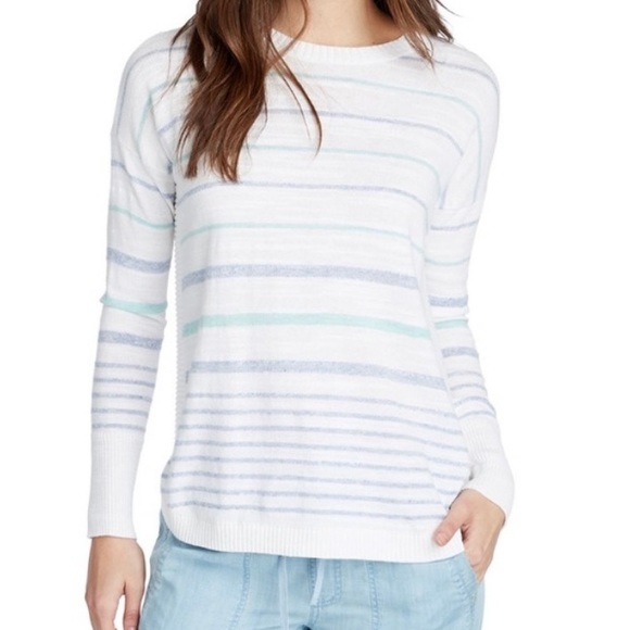 VINEYARD VINES Stripe Relaxed Cotton Sweater - Picture 9 of 11